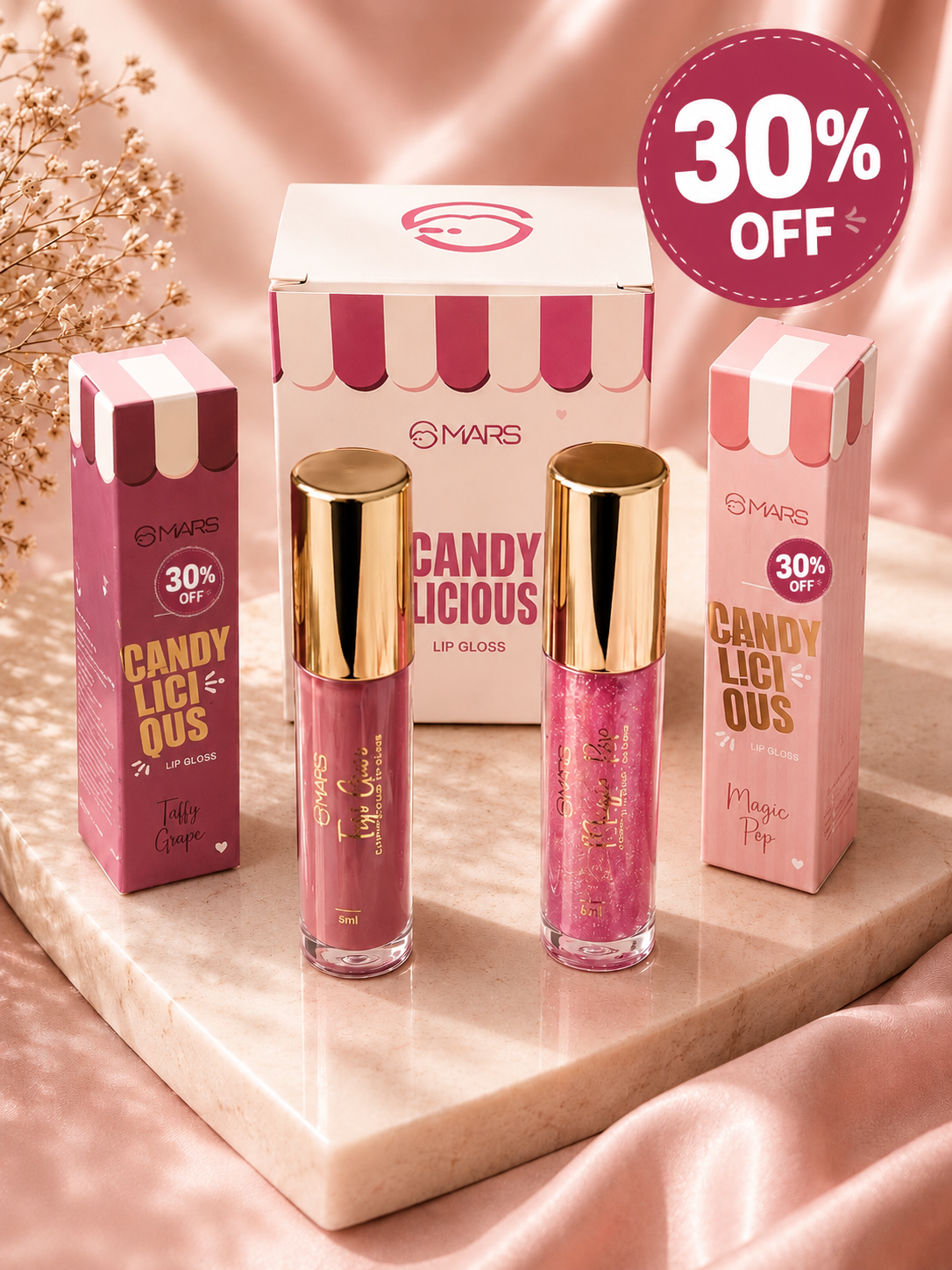 MARS Candylicious Lip Gloss – 30% off