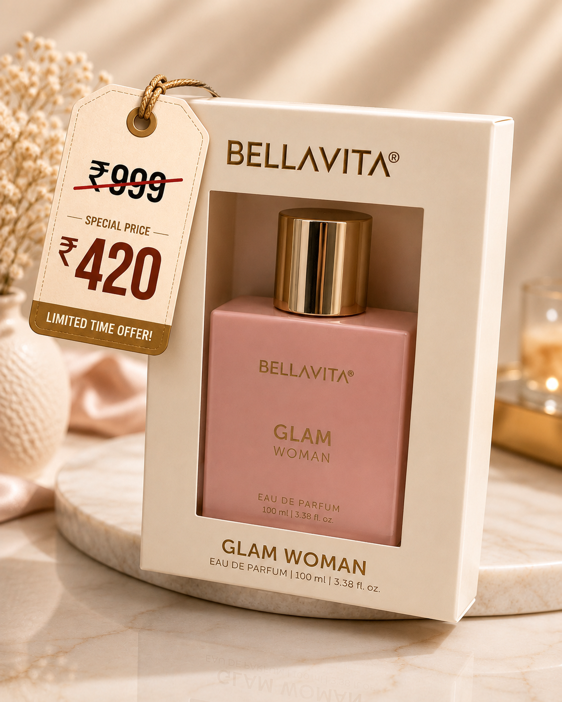 Bellavita Glam Woman Eau De Parfum – 100ml