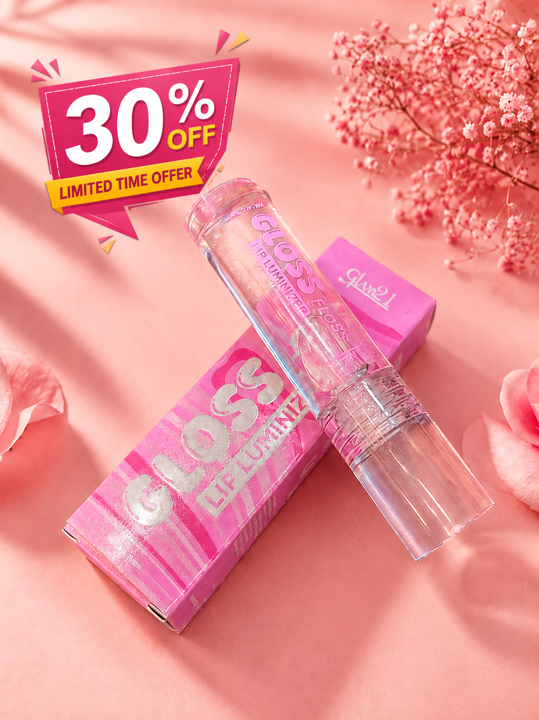 Glam21 lipgloss luminizer 5gm 30% off