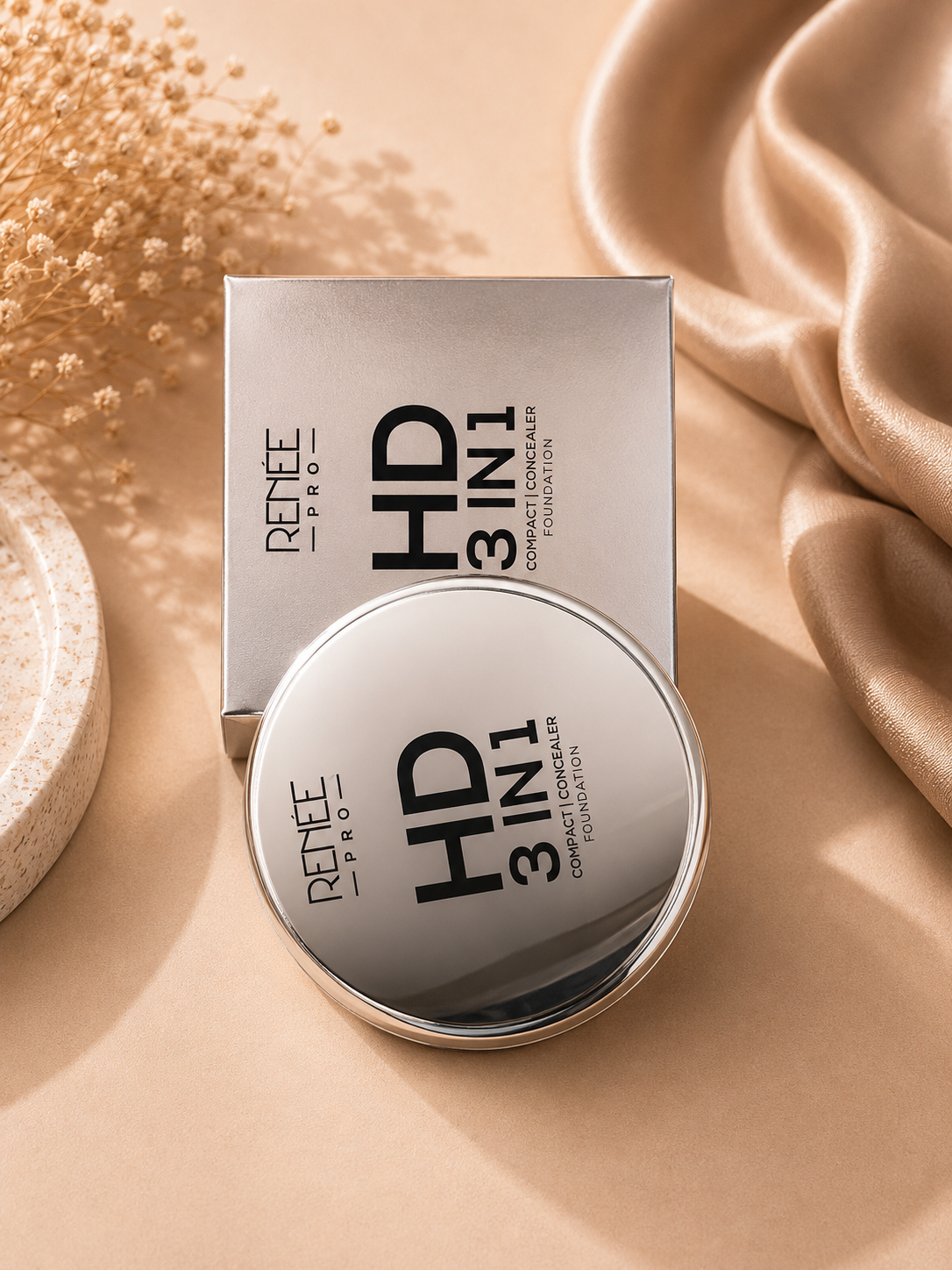 RENÉE HD 3 IN 1 Compact Concealer Foundation RENÉE HD 3 IN 1 Compact Concealer Foundation 30% off