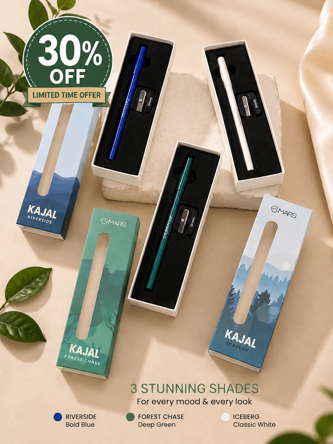 MARS Kajal Gift Set with Sharpener 30% off