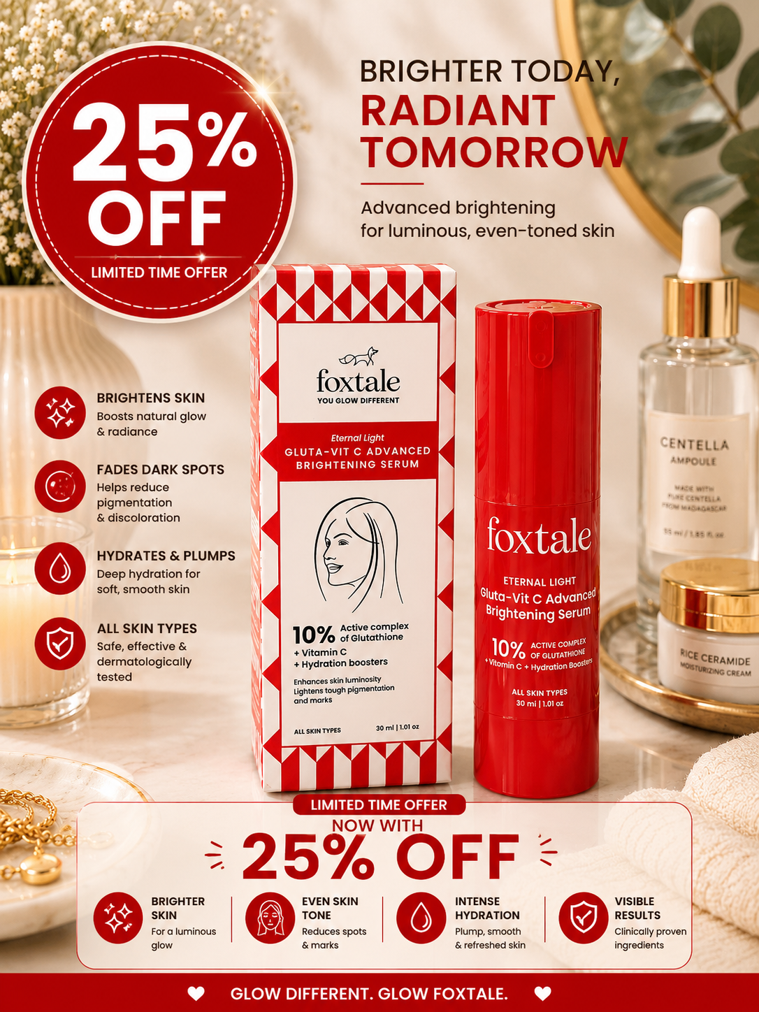 Foxtale gluta-vit c advanced brightening 30ml