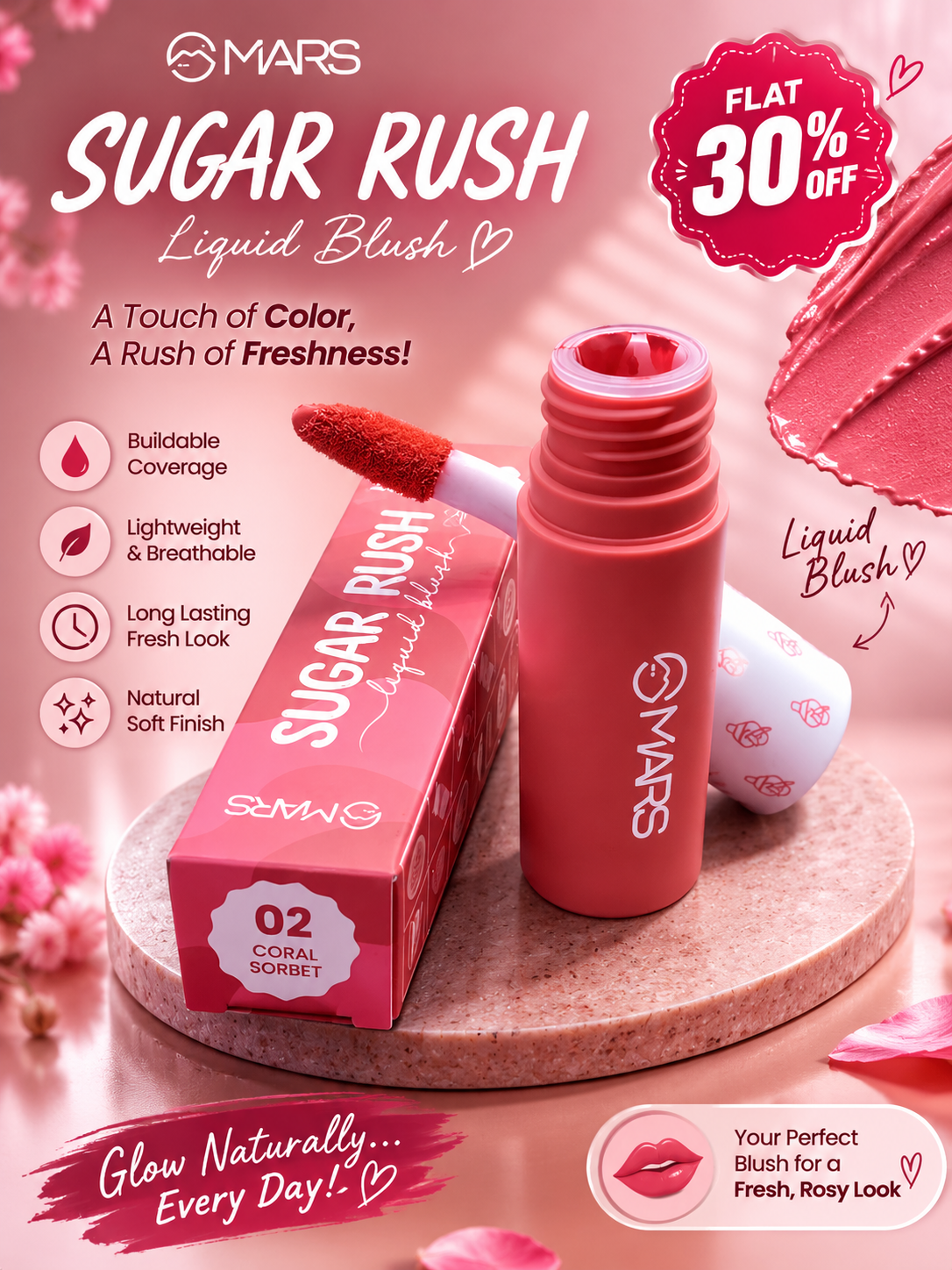 MARS Sugar Rush Liquid Blush – 30% off