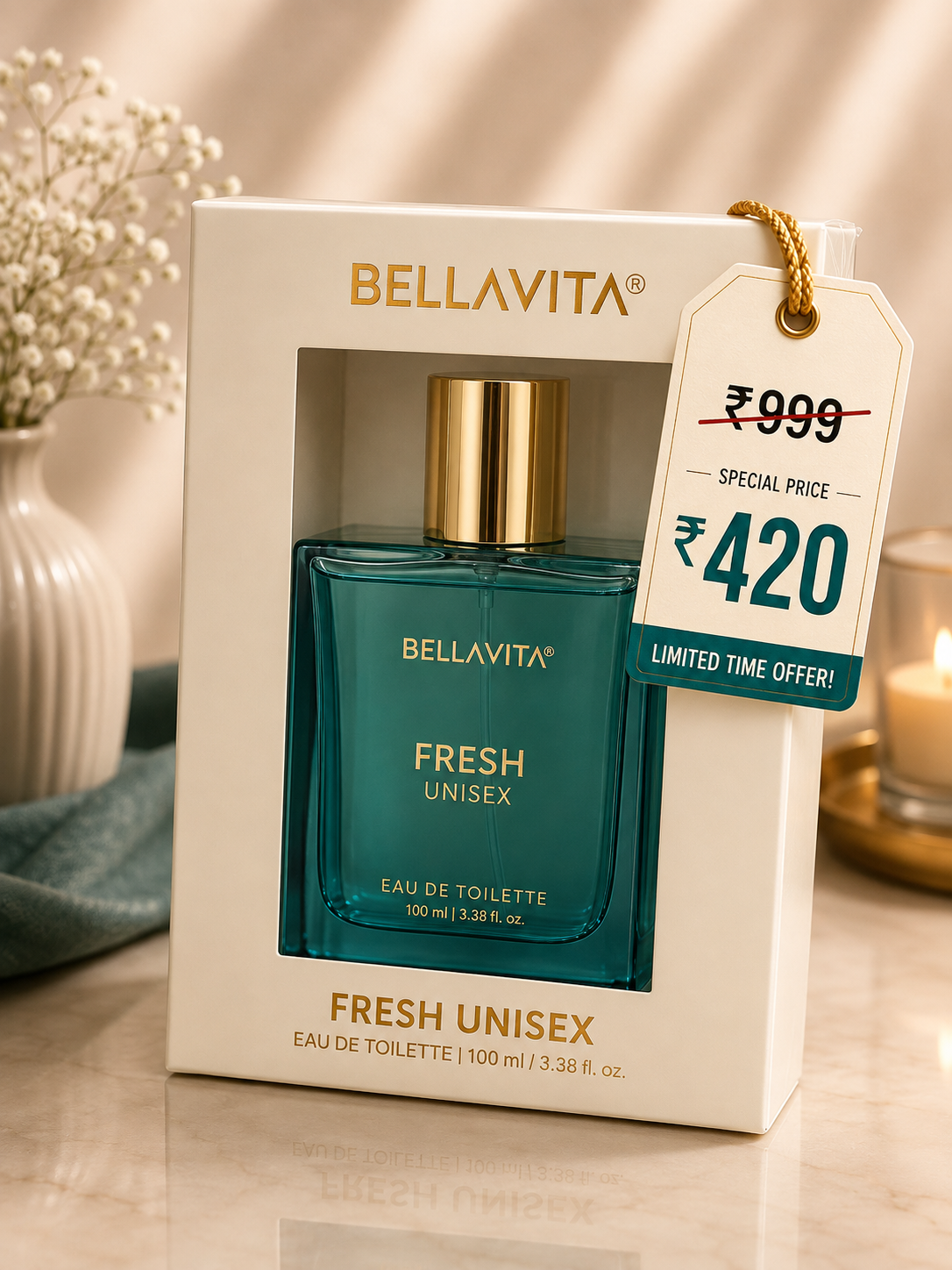 Bellavita Fresh Unisex Eau De Toilette – 100ml
