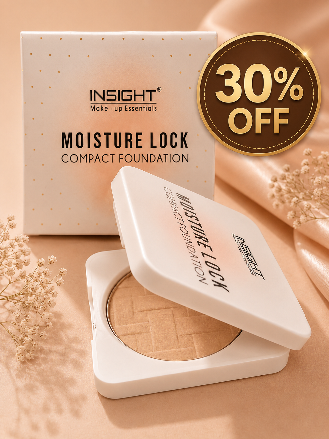 Insight moisture lock compact foundation 30% off