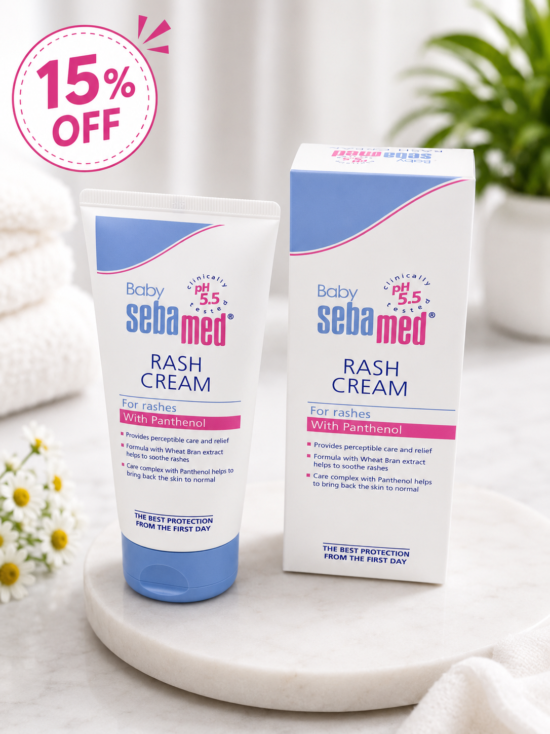 Sebamed Baby Shampoo 150ml (With Camomile) 15% off