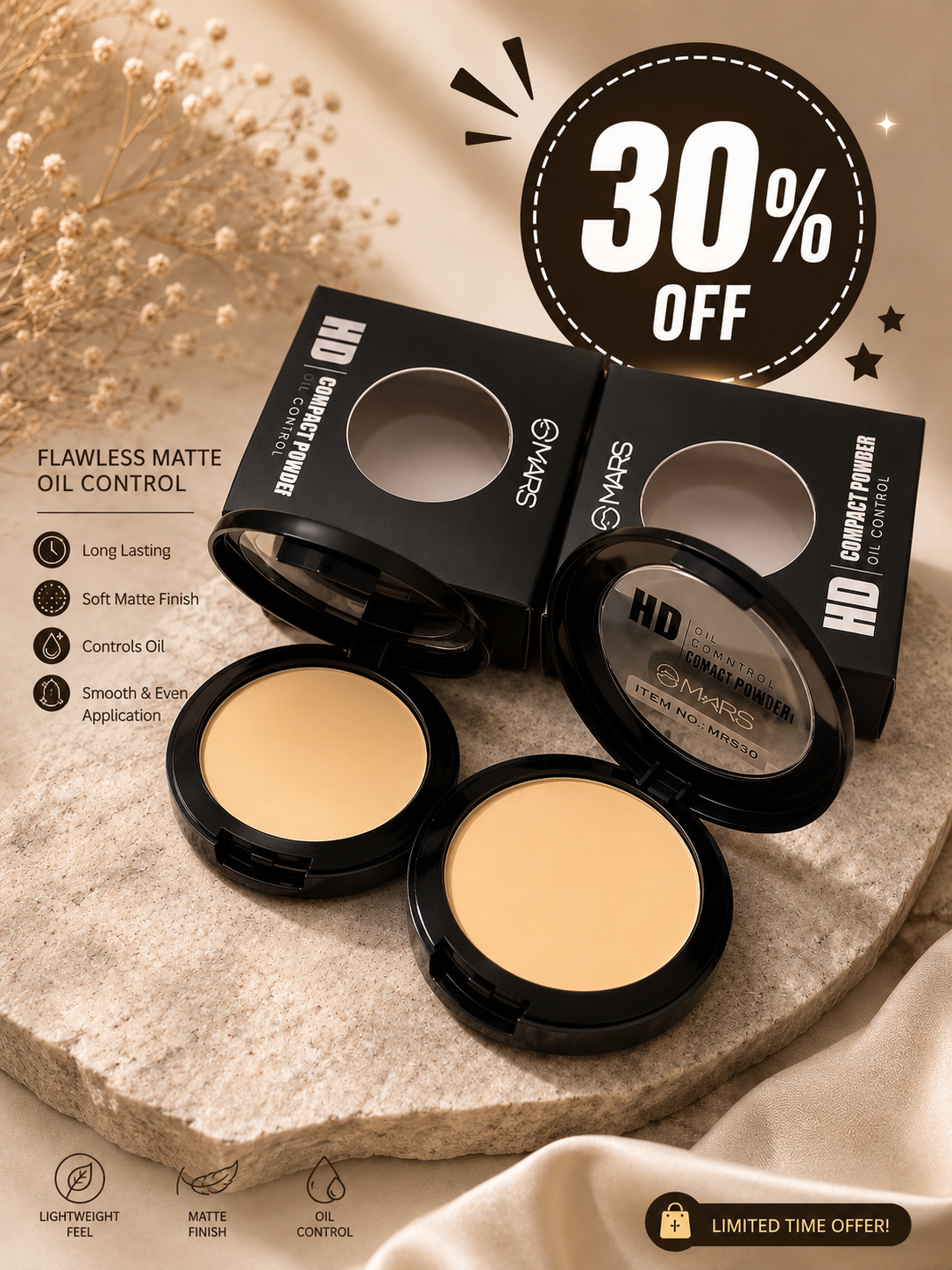 MARS HD Compact Powder – 30% off