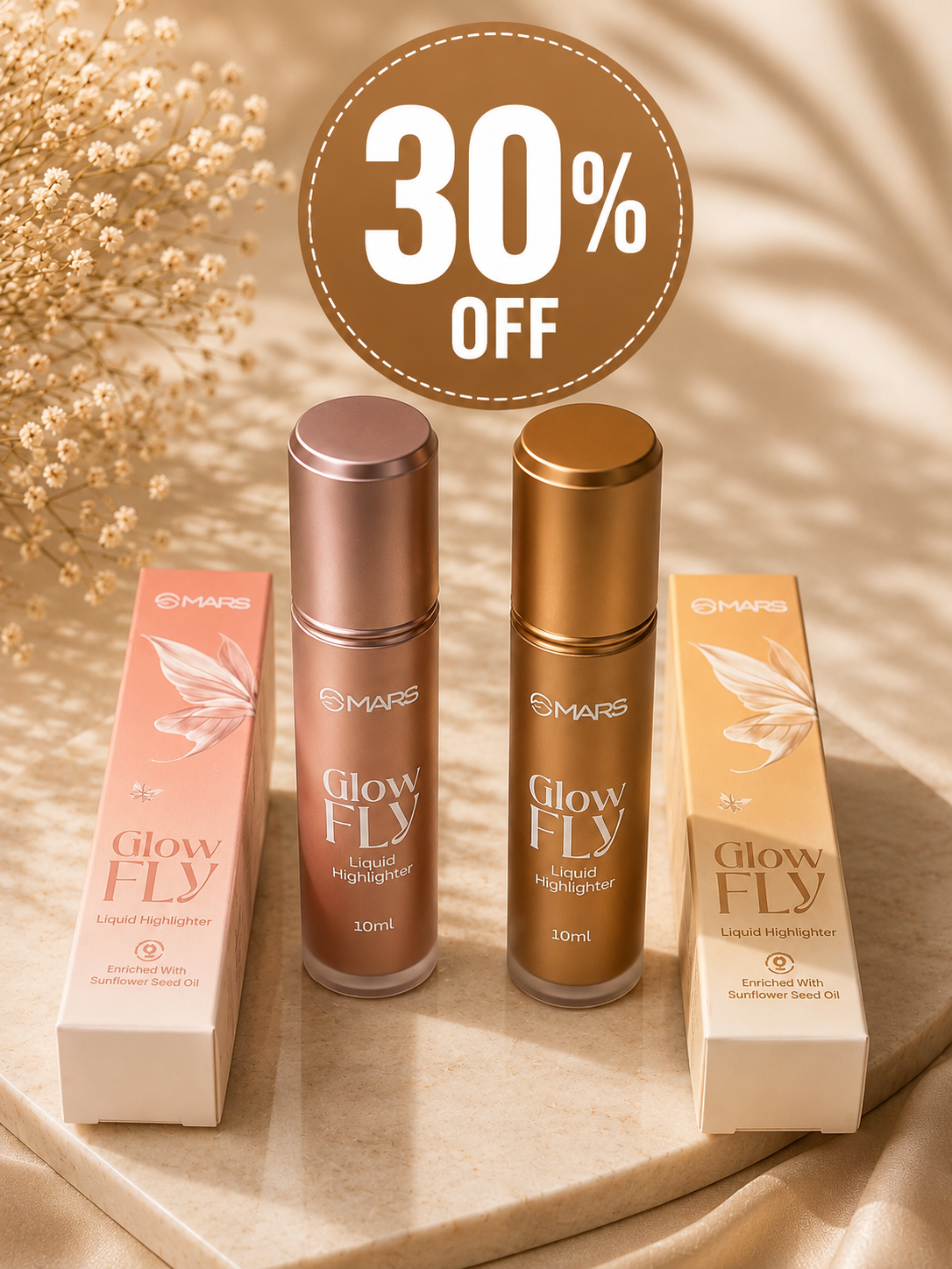 MARS Glow Fly Liquid Highlighter – 30% off