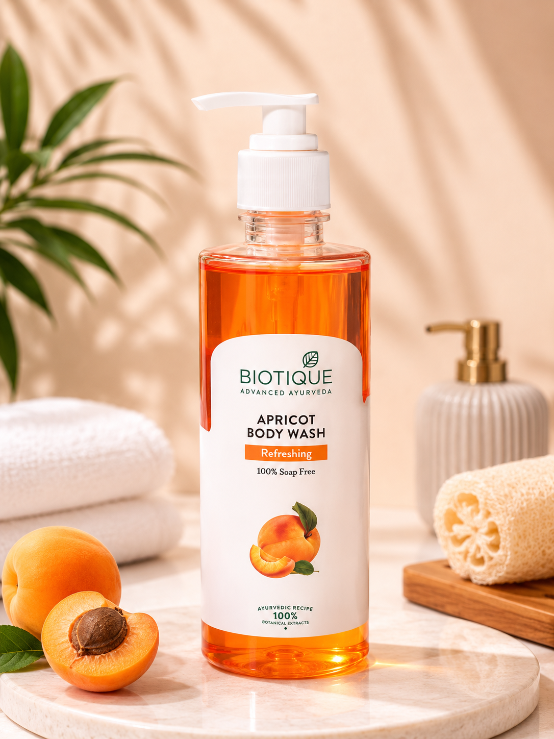 Biotique Apricot Body Wash – Refreshing Daily Cleanser 500ml