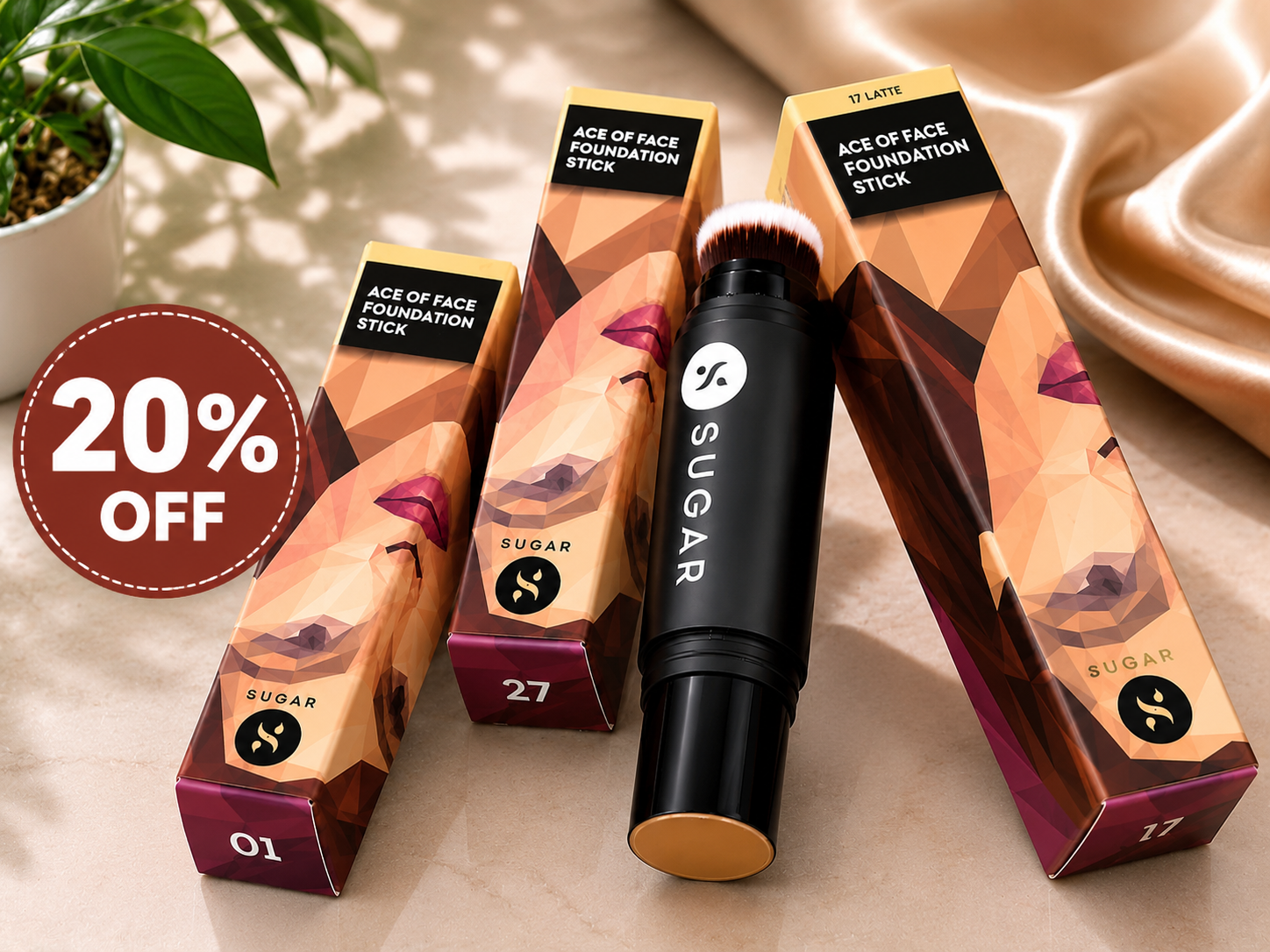 Sugar Ace Of Face Foundation Stick 20%off