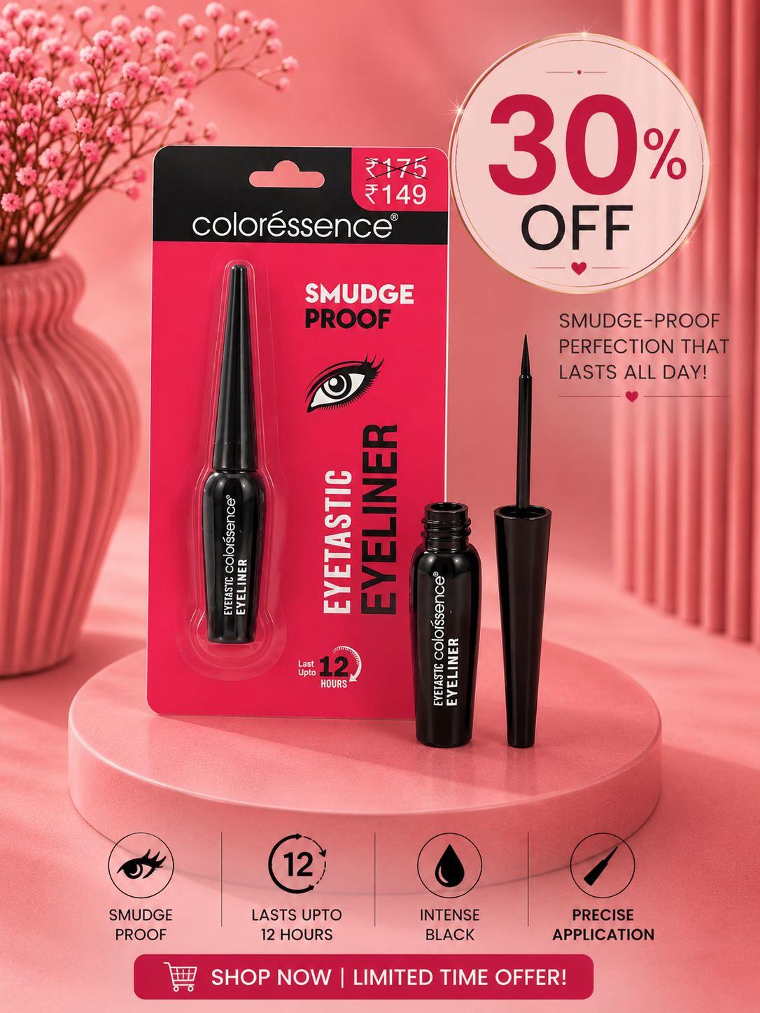 Coloressence Eyetastic Eyeliner 30% off