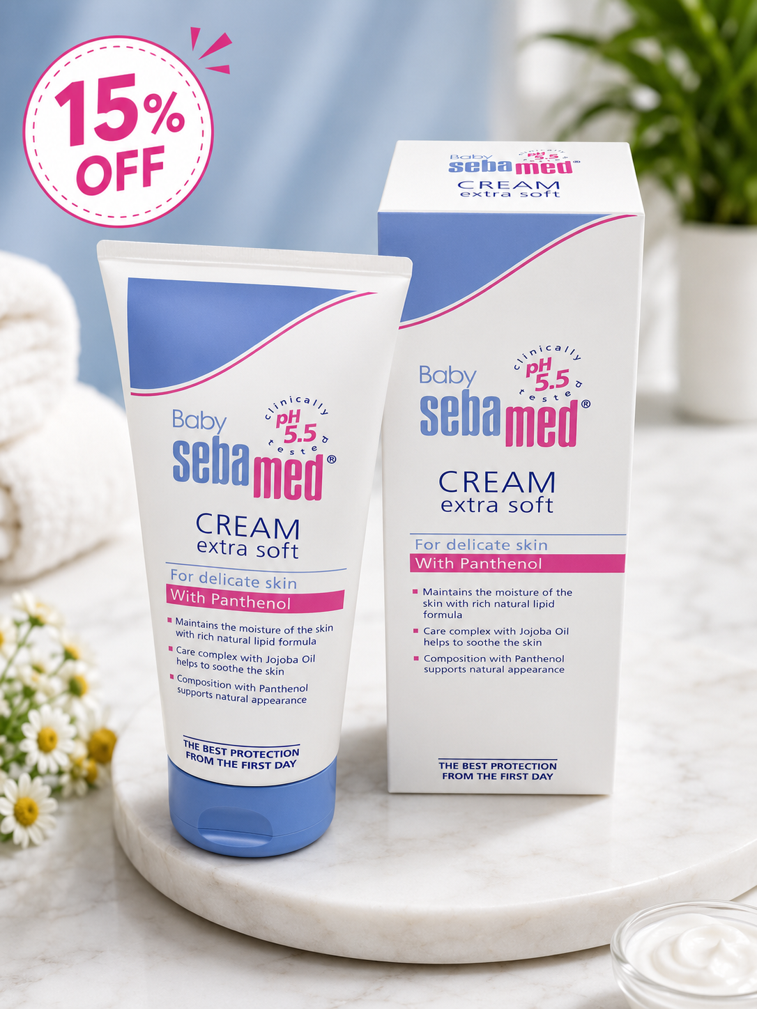 Sebamed Baby Cream Extra Soft 200ml (With Panthenol) 15% off
