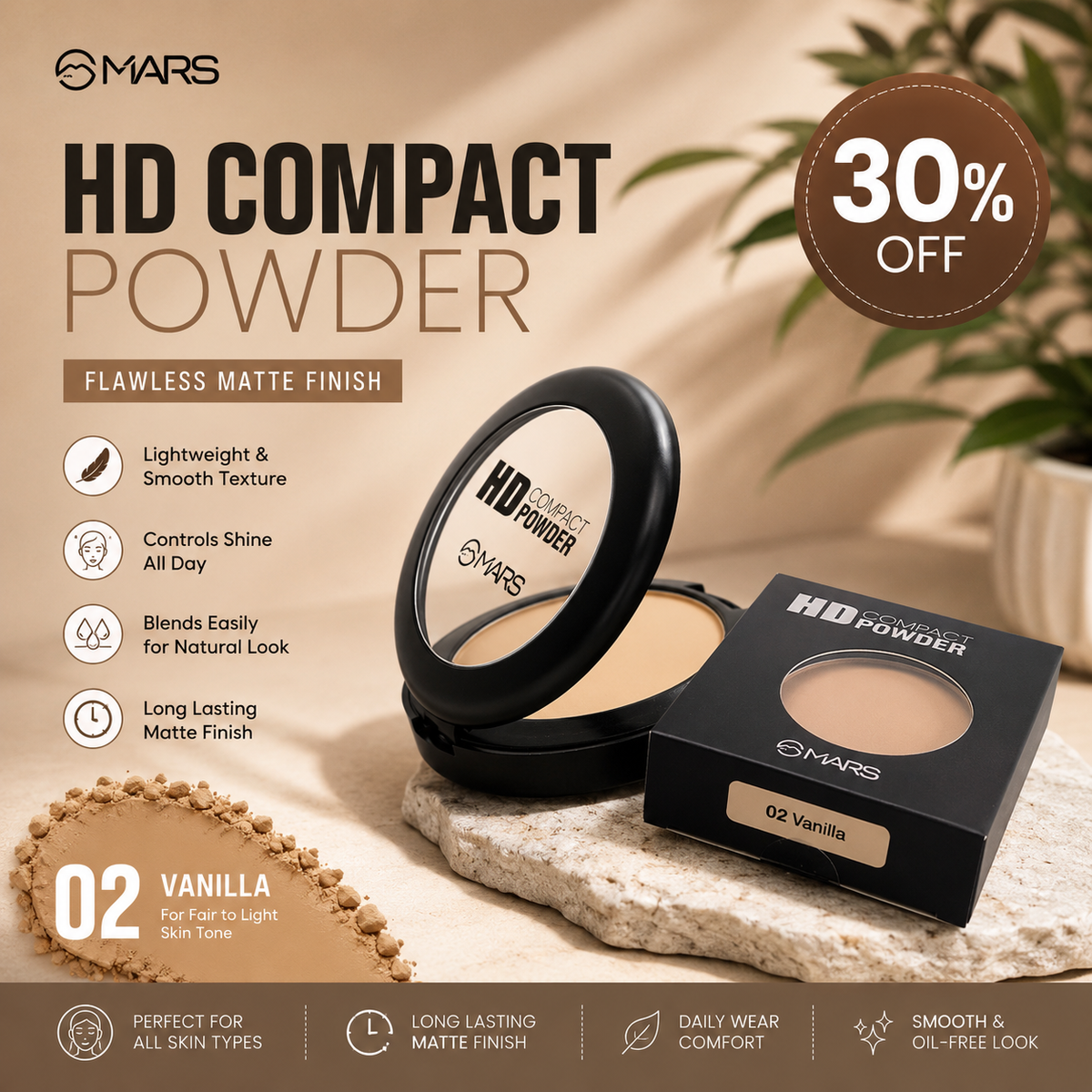 MARS HD Compact Powder – 30% off