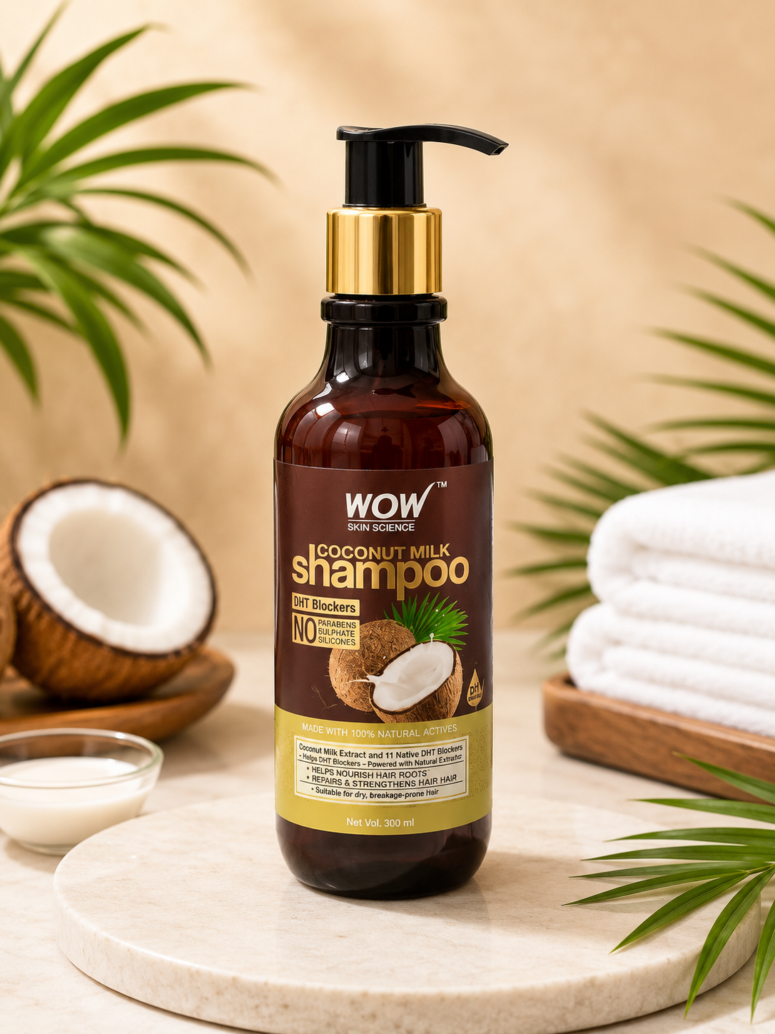 WOW Skin Science Coconut Milk Shampoo – 300ml  30% off