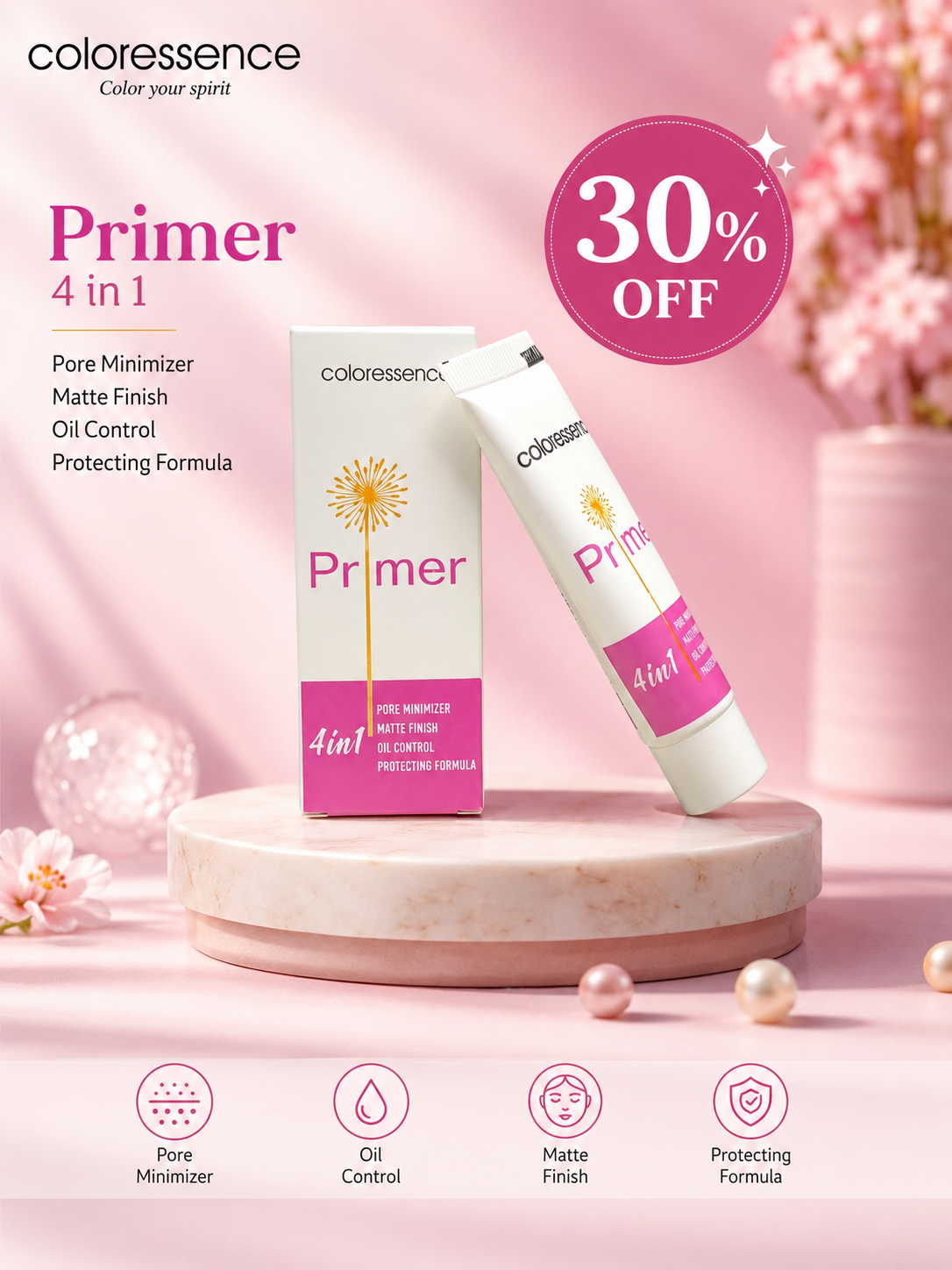Coloressence Primer 4 in 1 30% off