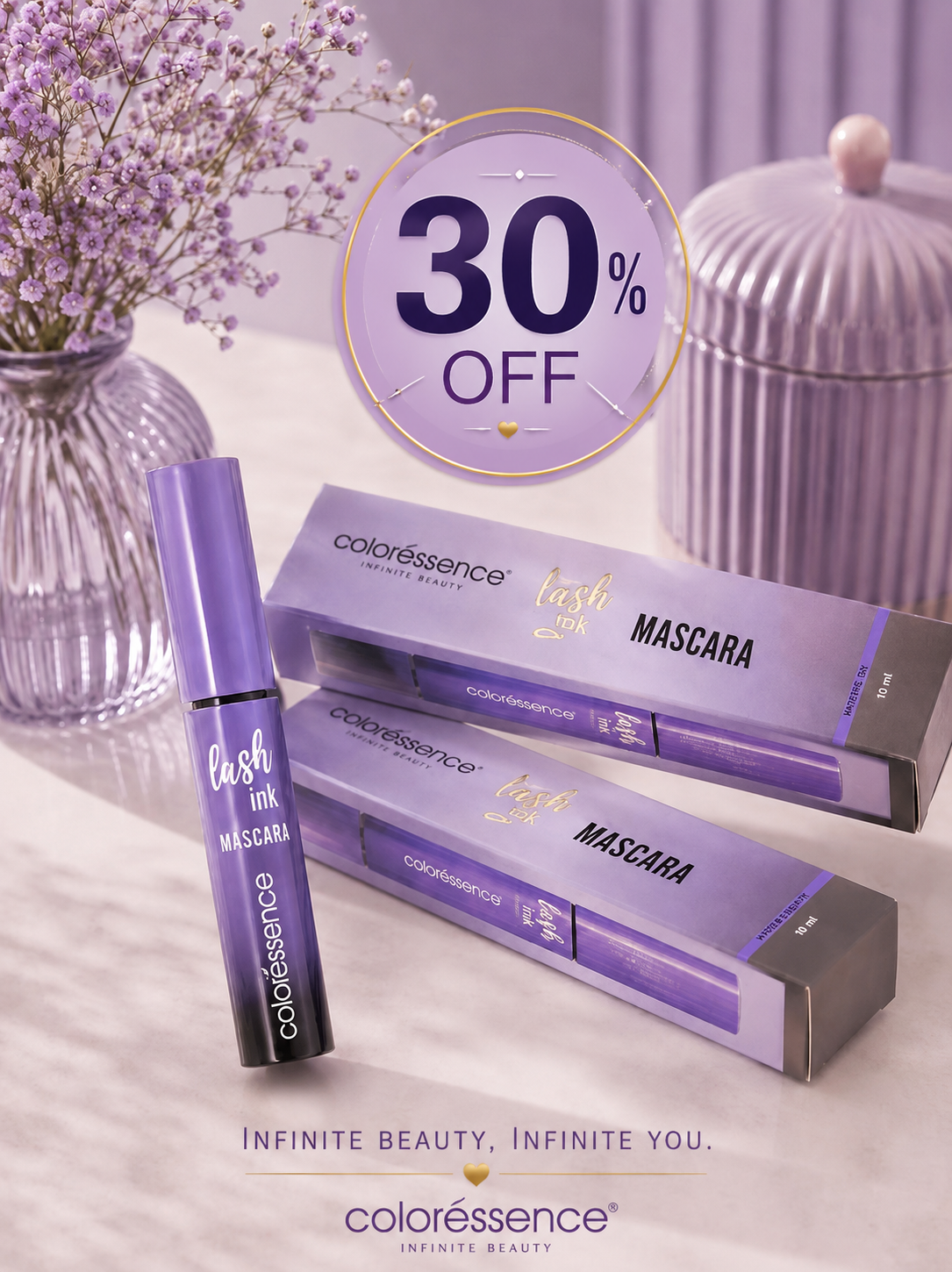Coloressence Lash Ink Mascara 30% off
