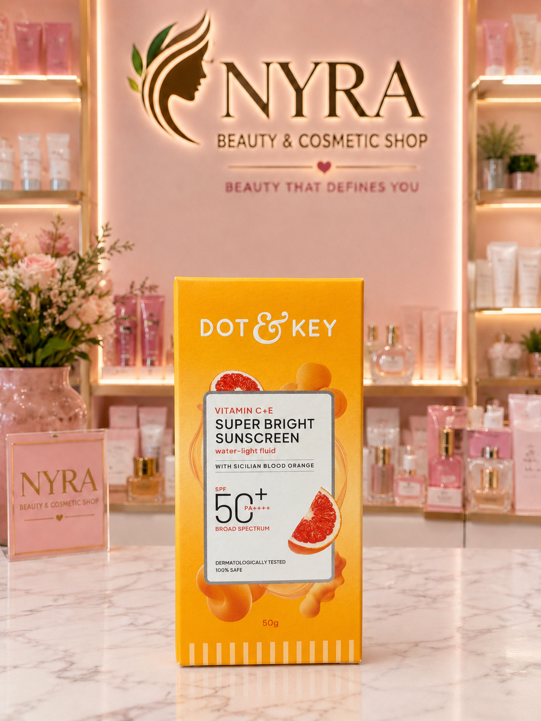 Dot & Key Vitamin C + E Super Bright Sunscreen SPF 50+ PA++++ (50g)