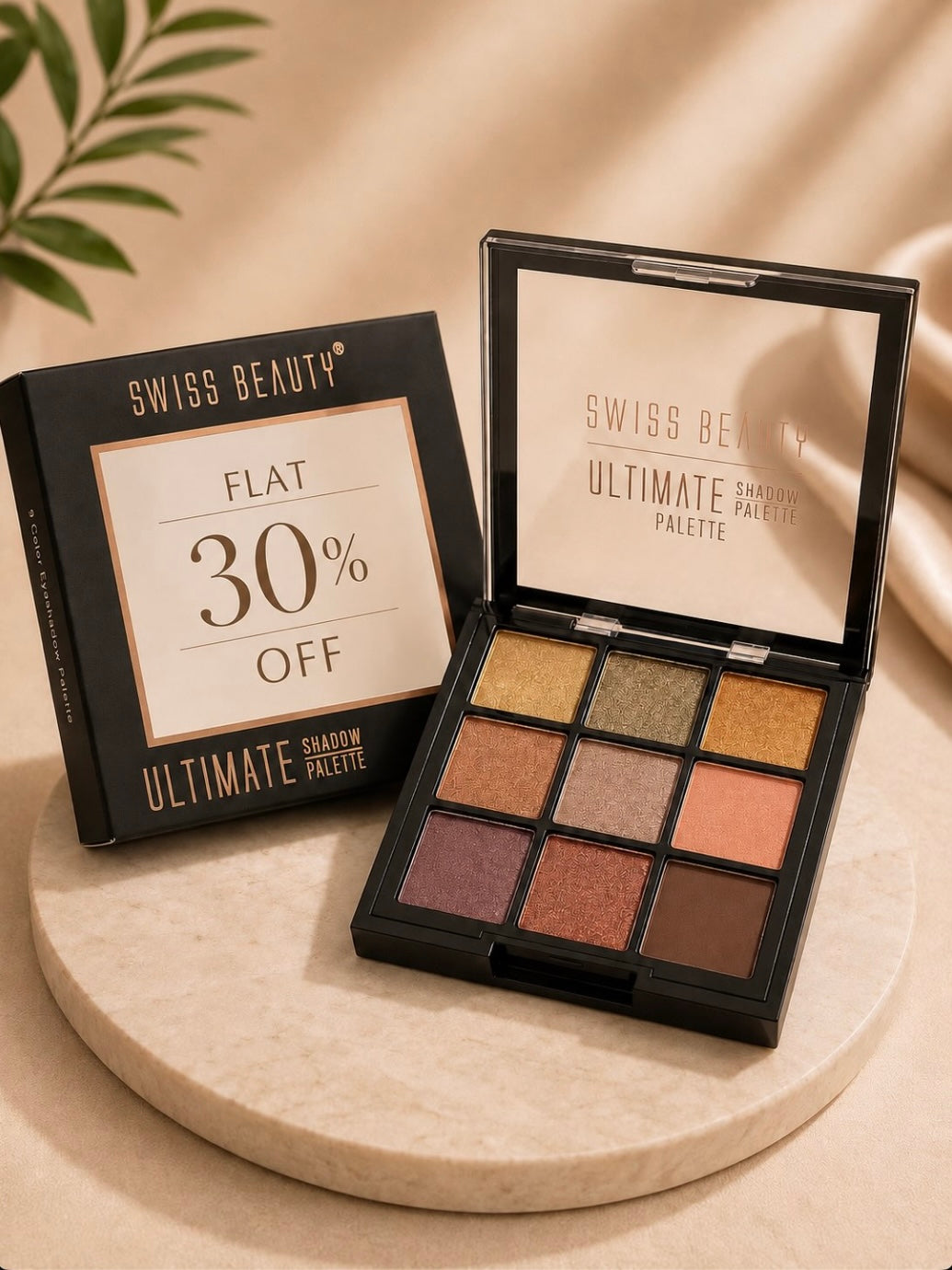 Swiss Beauty Ultimate 9 Color Eyeshadow Palette 30% off