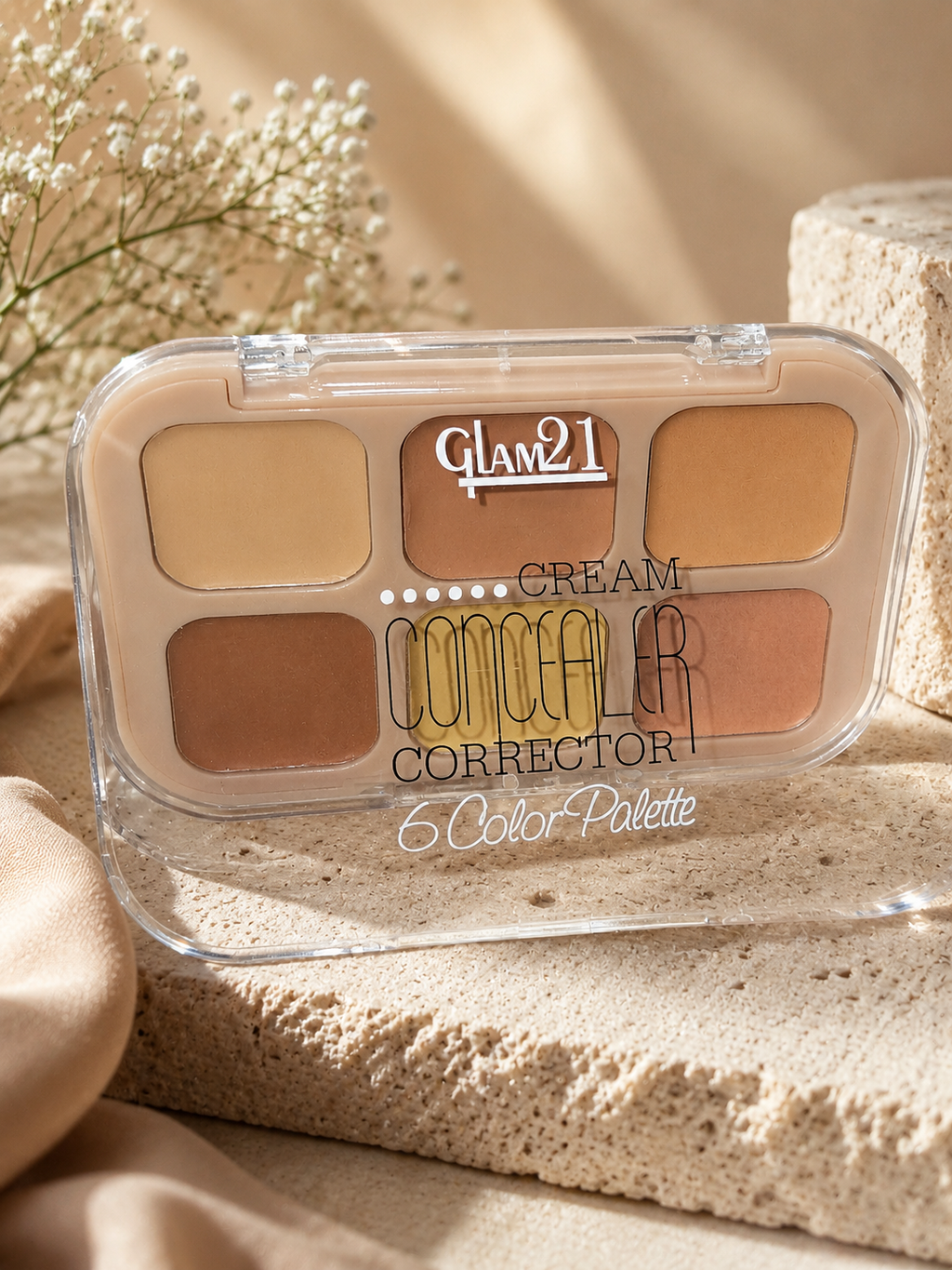 Concealer corrector 6 colour palette