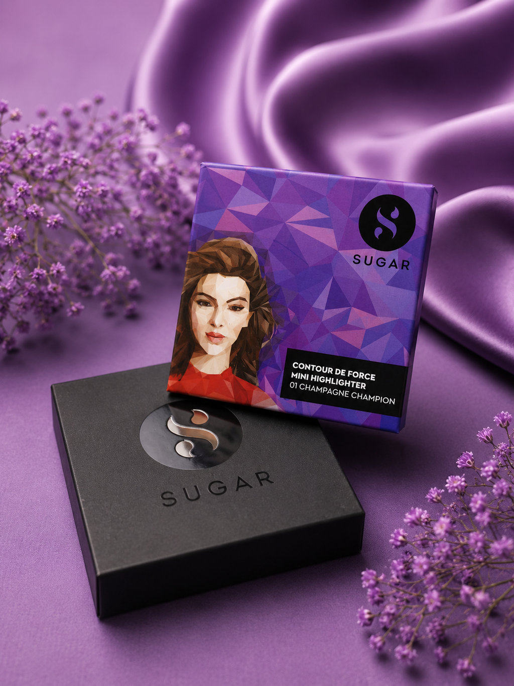 Sugar Contour De Force Mini Highlighter – 01 Champagne Champion 20% flat