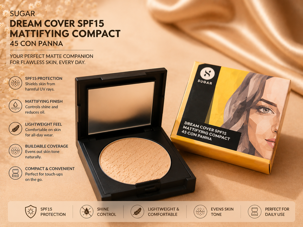 Sugar Dream Cover SPF15 Mattifying Compact – 45 Con Panna 20% off