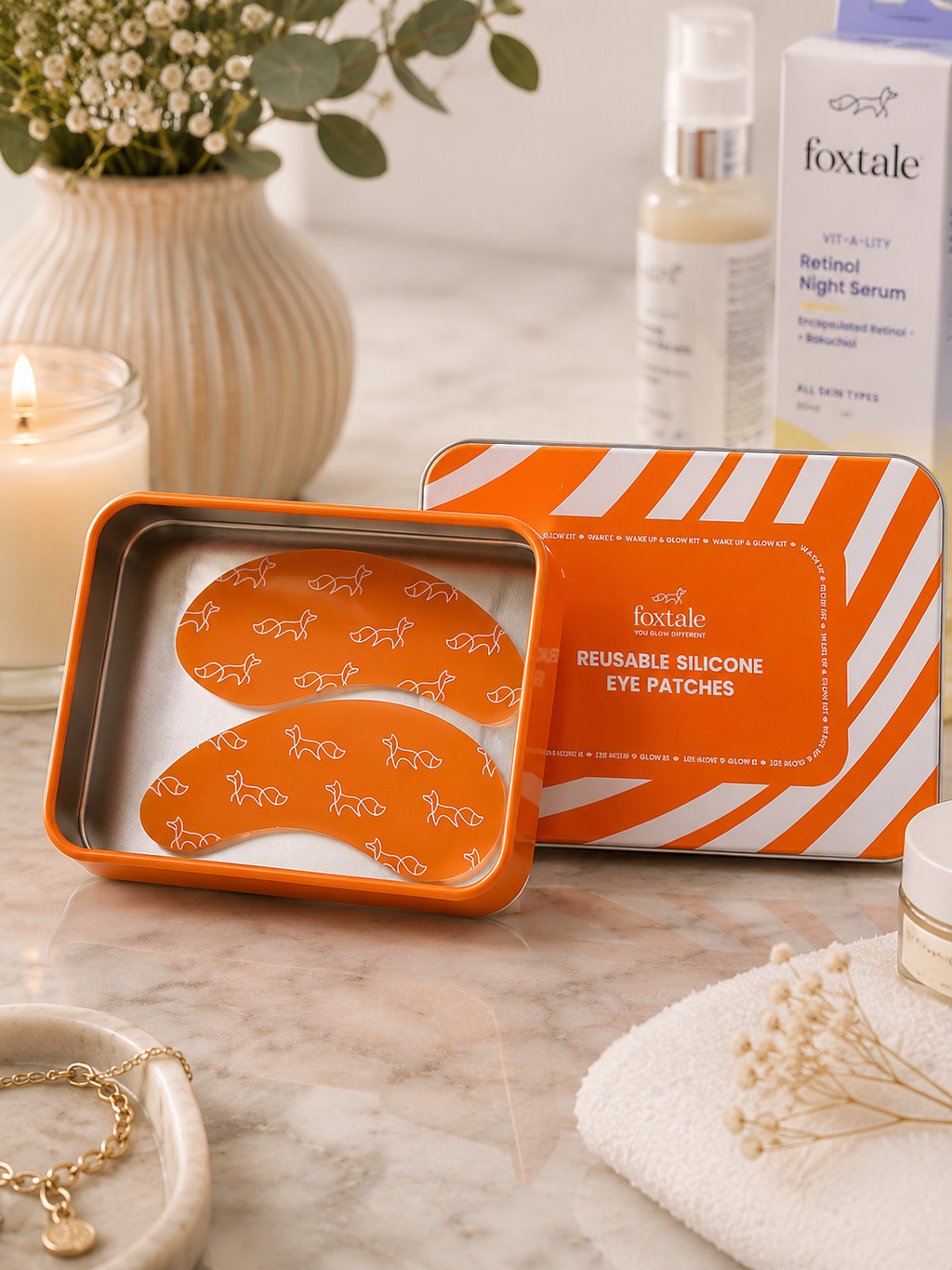 Foxtale reusable silicone eye patches