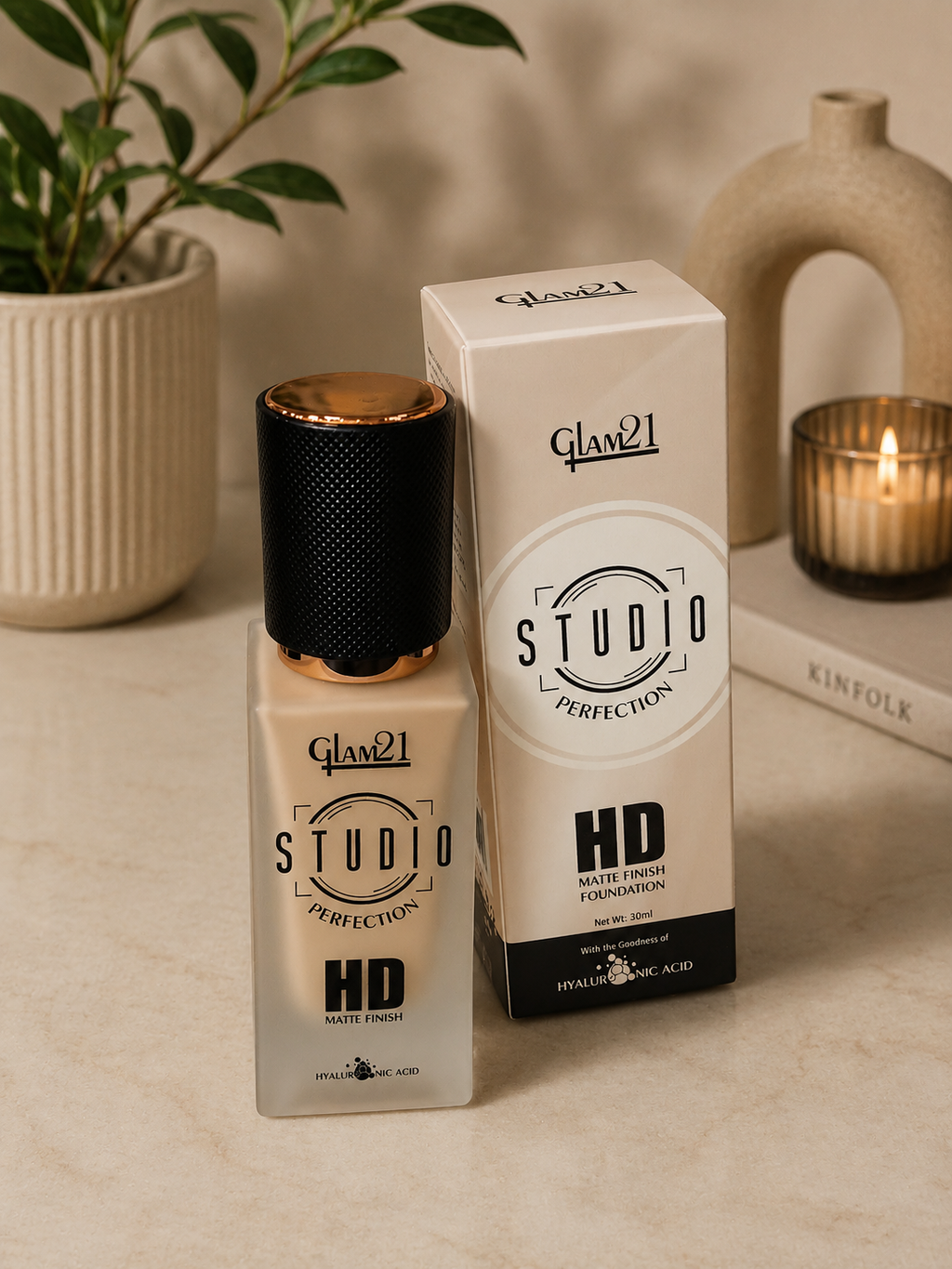 Glam21 HD matte finish foundation