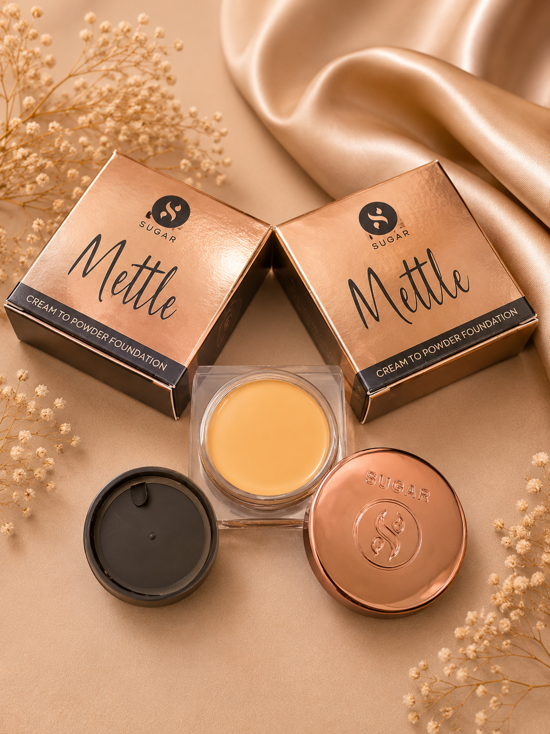 Sugar Mettle Cream To Powder Foundation 12gm 20% flat